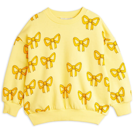 Mini Rodini Yellow Bow Aop Collegegenser