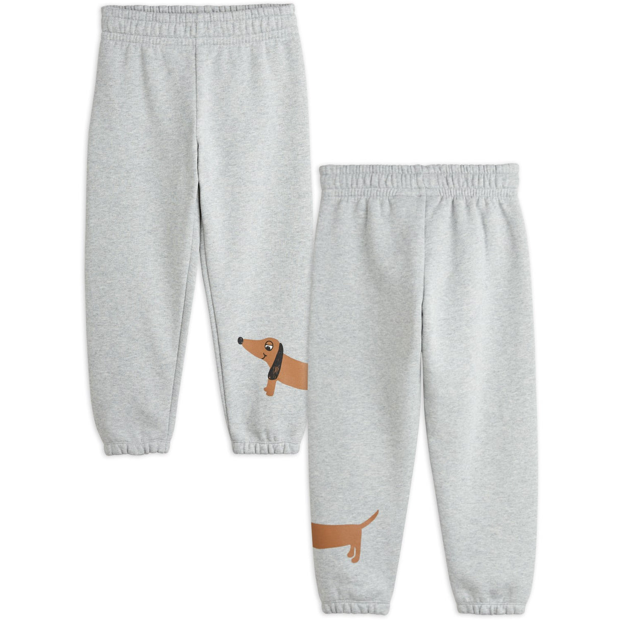 Mini Rodini Grey melange Dog Sp Sweatpants 3