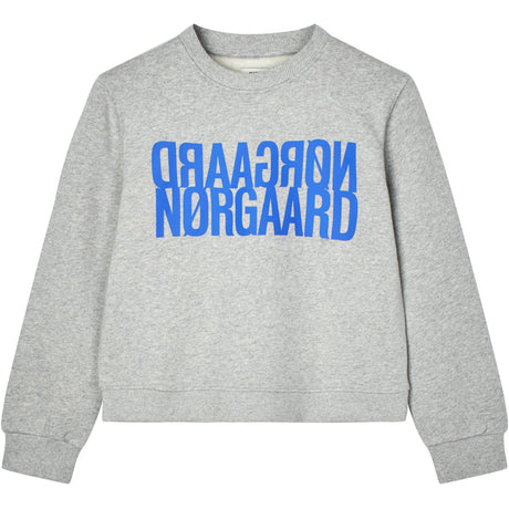 Mads Nørgaard Light Grey Melange Organic Sweat Talinka Collegegenser