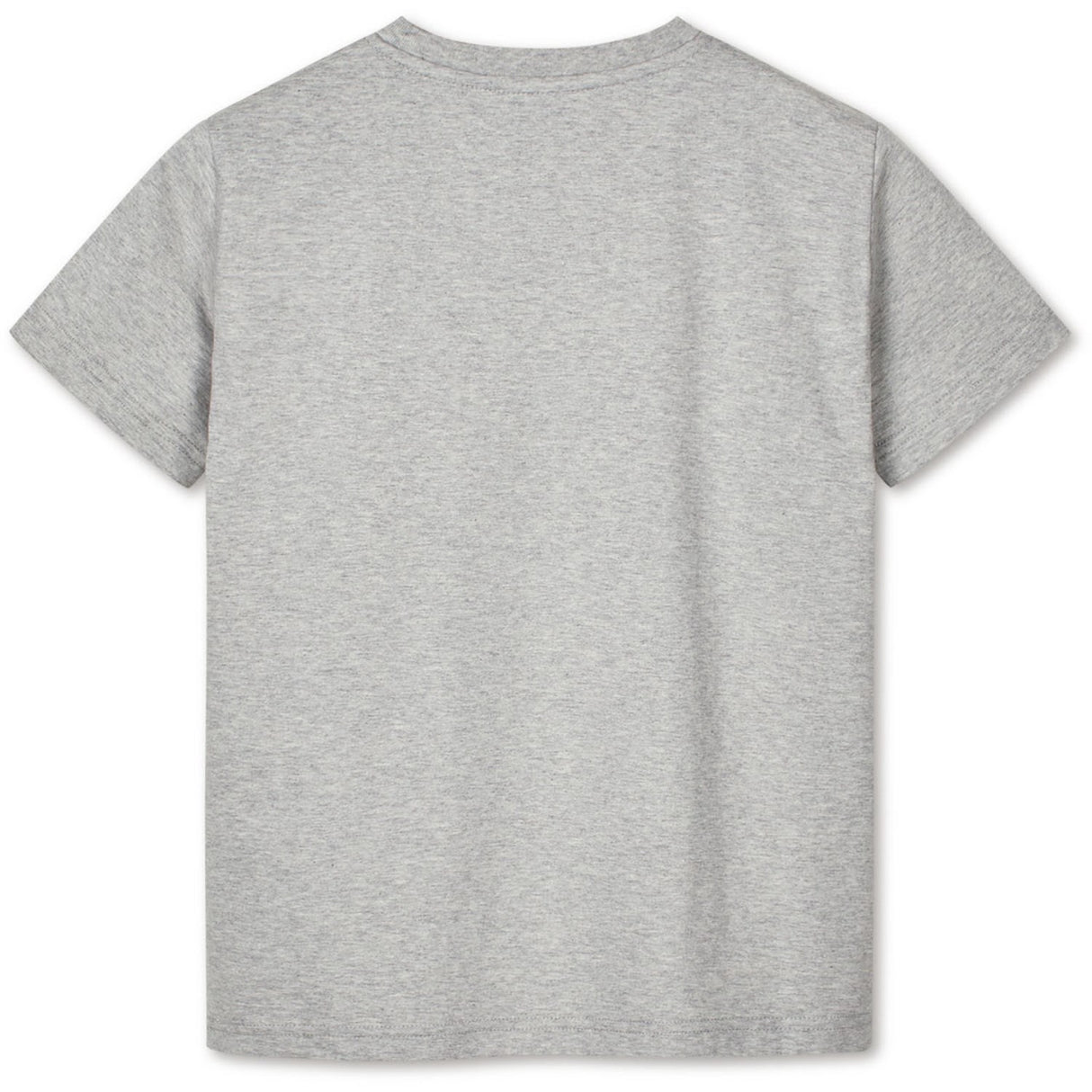 Mads Nørgaard Light Grey Melange Printed Tee Thorlino Tee 2