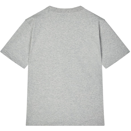 Mads Nørgaard Light Grey Melange Printed Tee Theo Tee 2