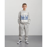 Mads Nørgaard Light Grey Melange Organic Sweat Sonar Collegegenser 3