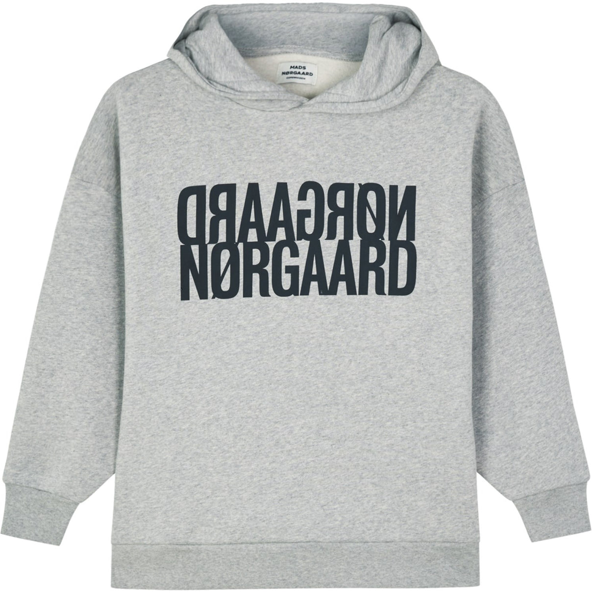 Mads Nørgaard Light Grey Melange Organic Sweat Heidi Collegegenser