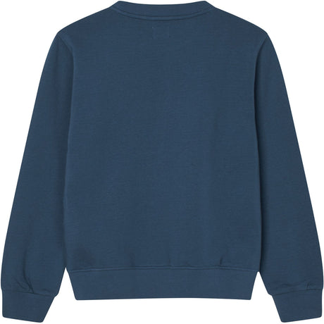 Mads Nørgaard Midnight Navy Organic Sweat Solo Collegegenser 2