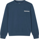 Mads Nørgaard Midnight Navy Organic Sweat Solo Collegegenser