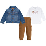 Levi's BLUE Trucker Jacket 3-Piece Set 9