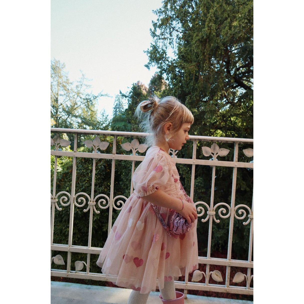 Konges Sløjd Heart Rose Glitter Tullie Dress