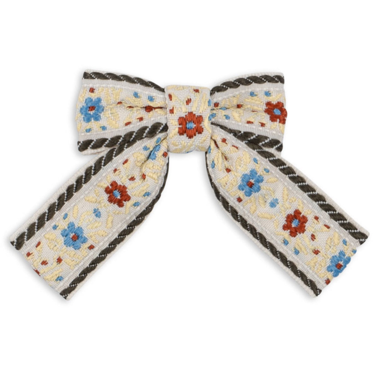 Konges Sløjd Beige/Black 4 Pack Bow Hair Clips