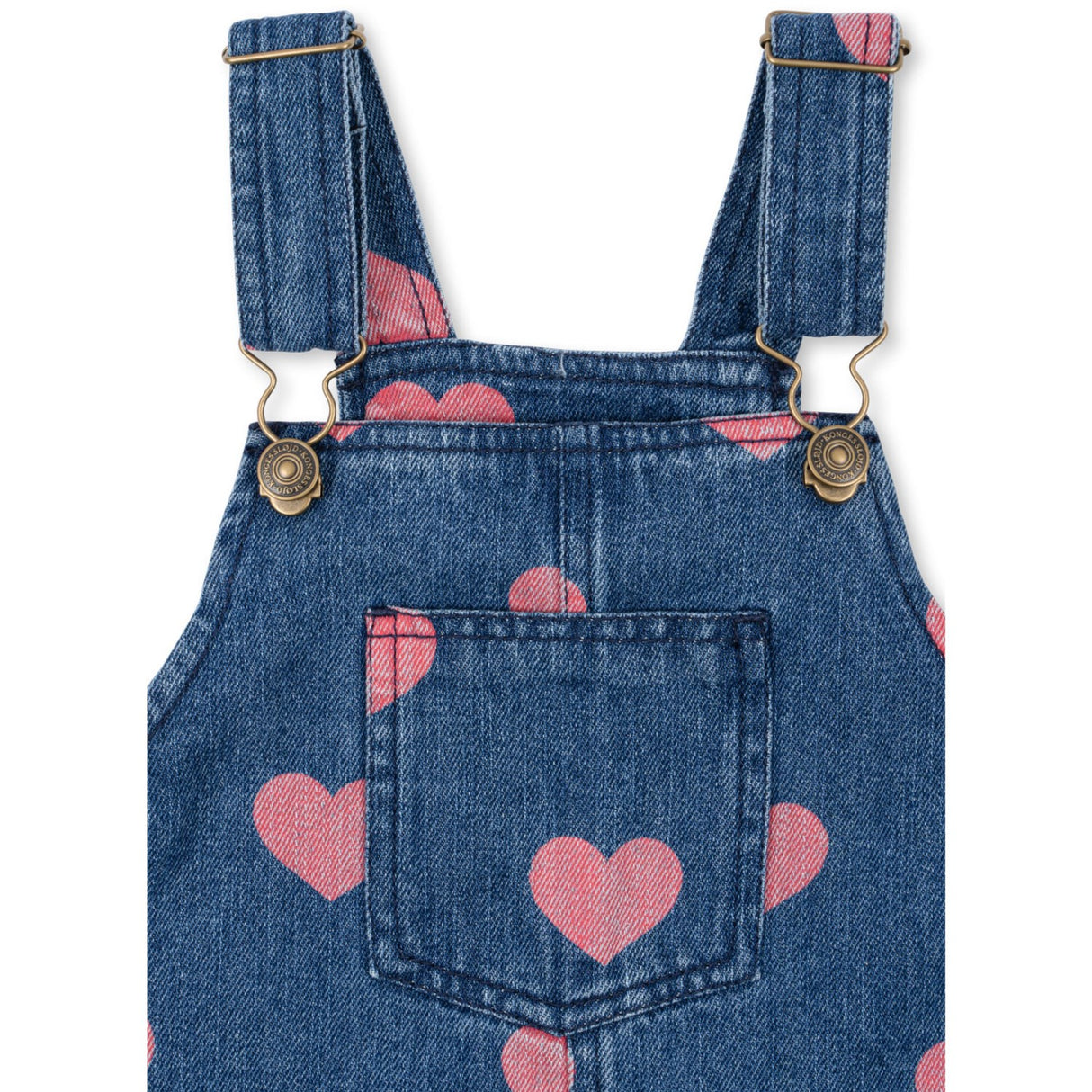 Konges Sløjd Bon Coeur Pink Magot Overall Dress Gots