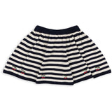 Konges Sløjd Navy Stripe Venton Knit Skirt Gots