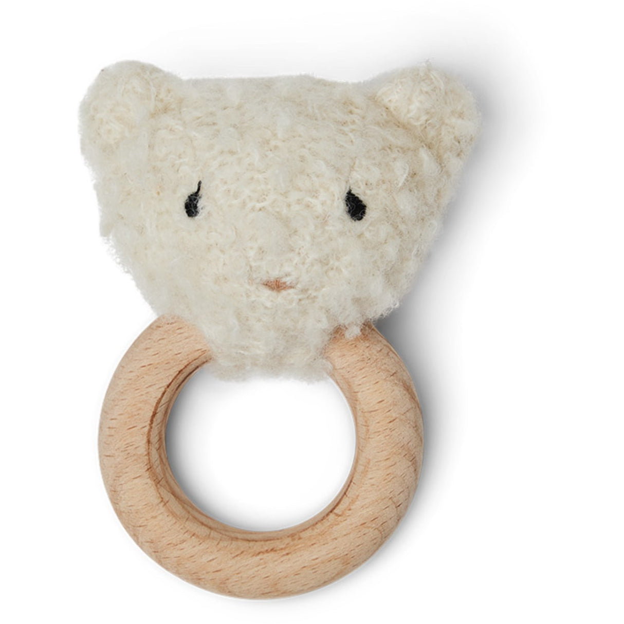 Smallstuff Off White Rangle Bear Bouclé Merinoull