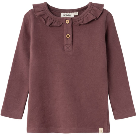 Lil'Atelier Rose Brown Thoro Hou Slim Bluse