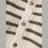 Lil'Atelier Birch Emlen Strikket Cardigan Stripe