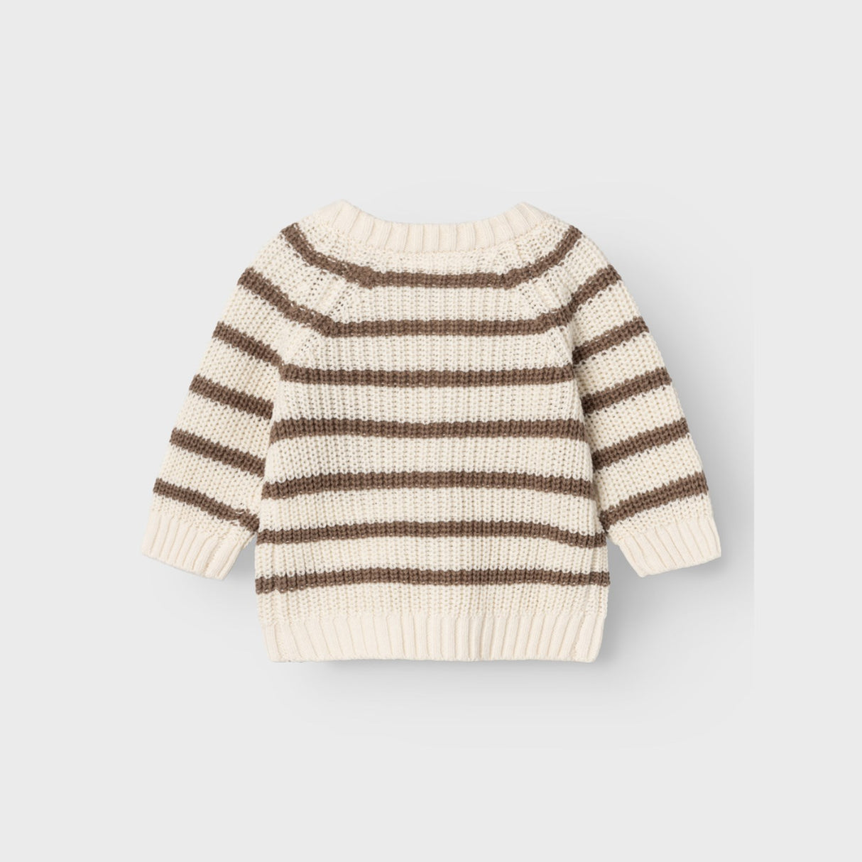 Lil'Atelier Birch Emlen Strikket Cardigan Stripe