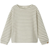 Lil'Atelier Birch Seagrass Thoro Blouse Stripe