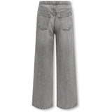 kids ONLY Light Grey Denim Spring Wide Denim Jeans Red Dia