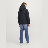 Jack & Jones Junior Black Eotto Puffer Jakke 7