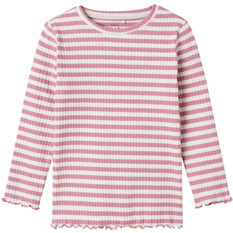 Name It Mauve Orchid Jet Stream Vemma Slim Bluse