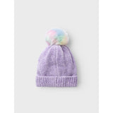 Name It Pastel Lilac Metea Strikk Beanie1