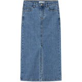 Name It Medium Blue Denim Kylie Maxi Denim Skjørt