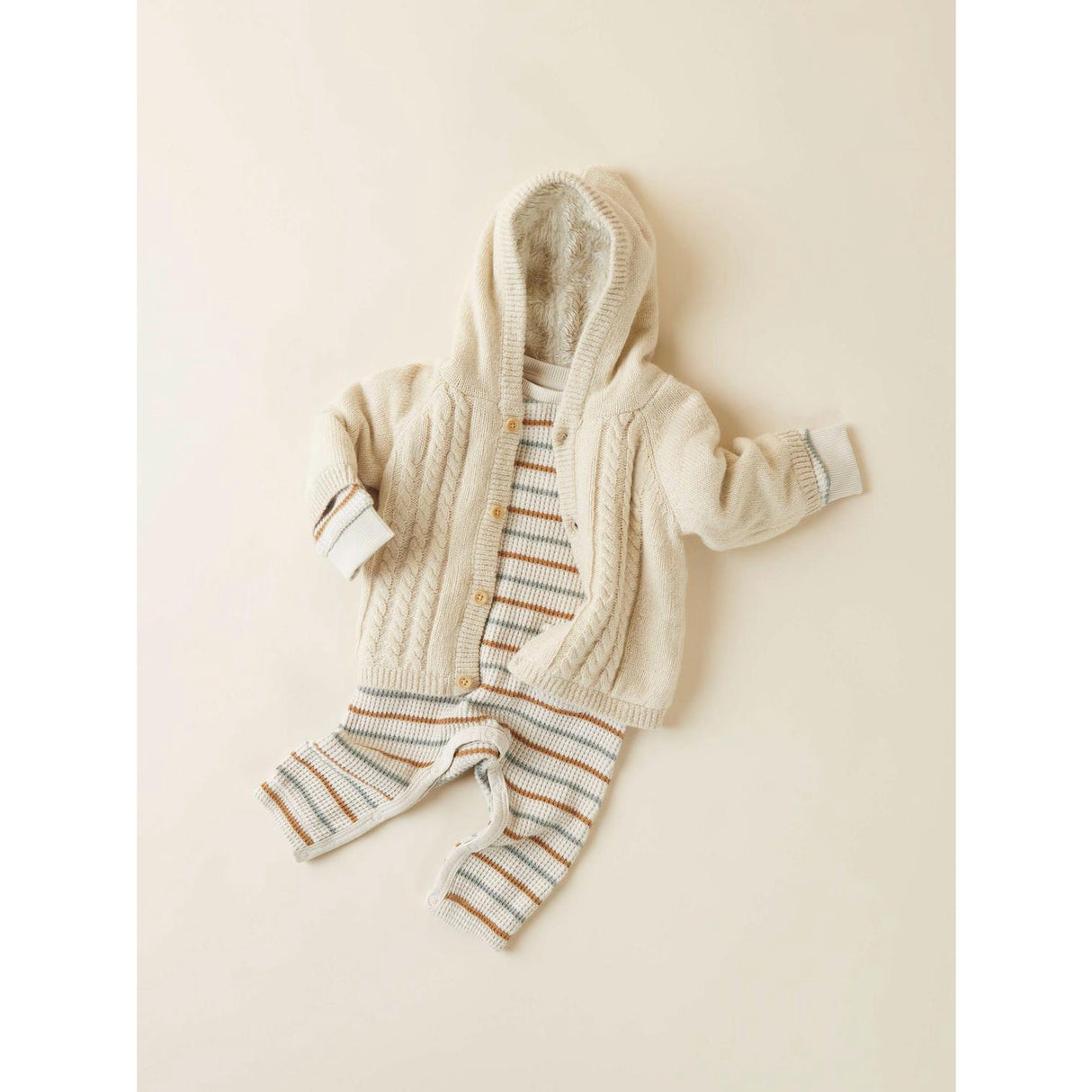 Name It Summer Sand Osuit Strikk Jakke