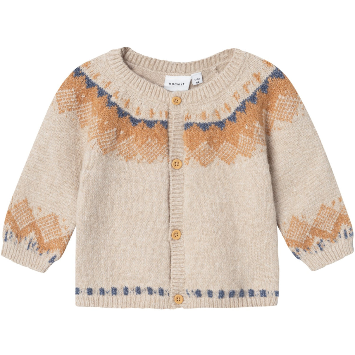 Name It Peyote Melange Onor Strikk Cardigan