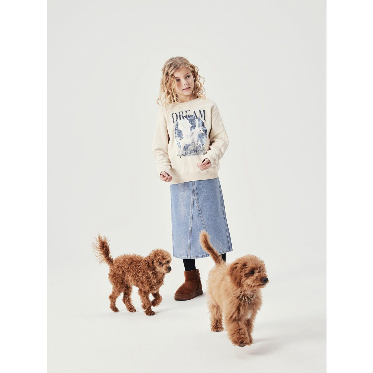 Name It Summer Sand Oldet Collegegenser