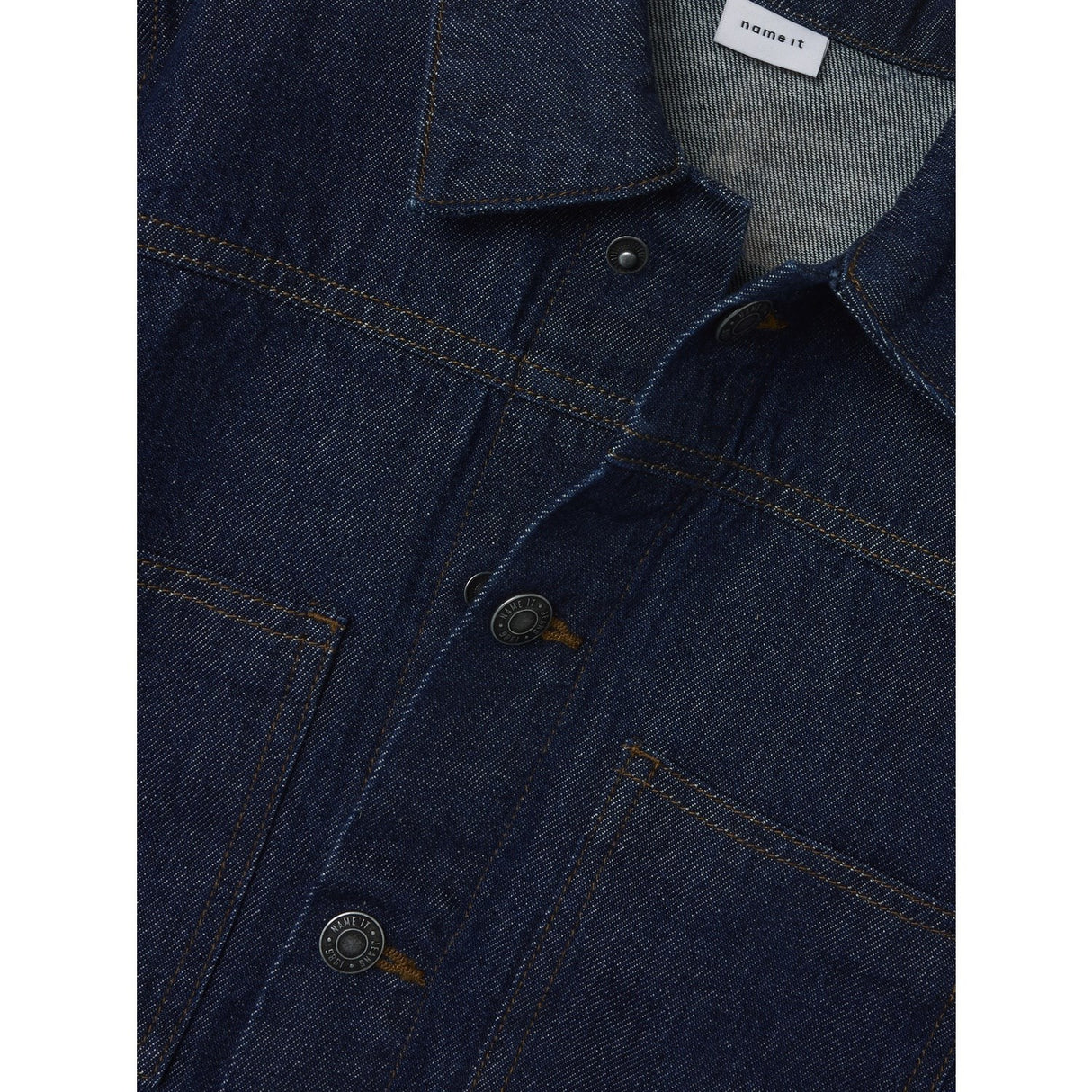 Name It Dark Blue Denim Unwashed Reese Denim Jakke
