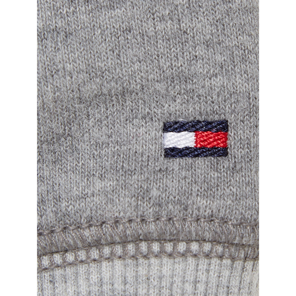 Tommy Hilfiger Grey Heather Mix Monotype Spliced Printed Cn Collegegenser 5