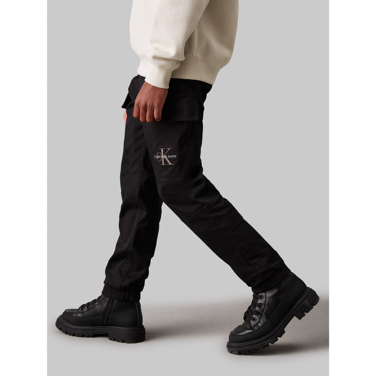 Calvin Klein Ck Black Essential Woven Cargo Bukser