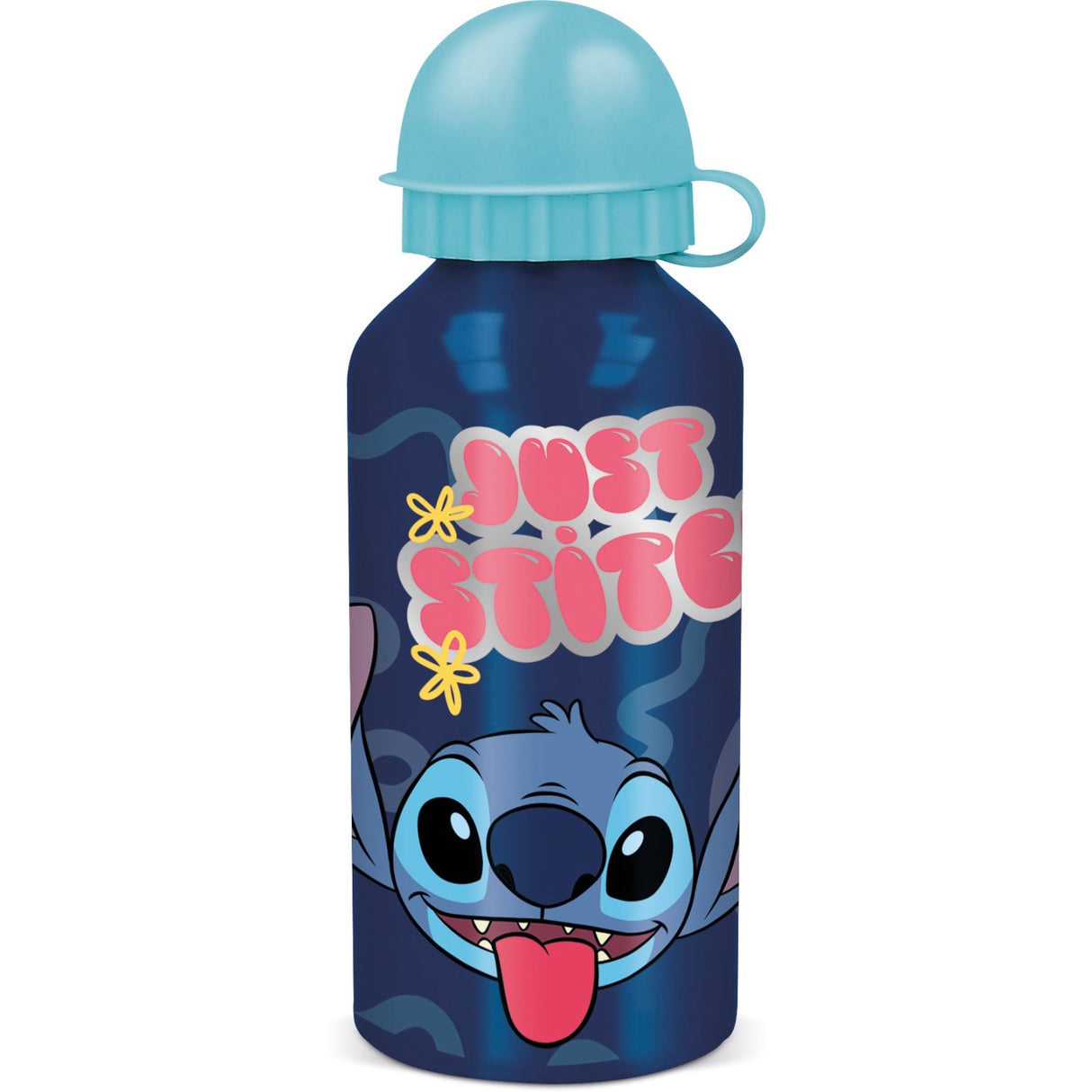 Euromic Disneys Stitch Aluminium Blå Vannflaske 400 ml