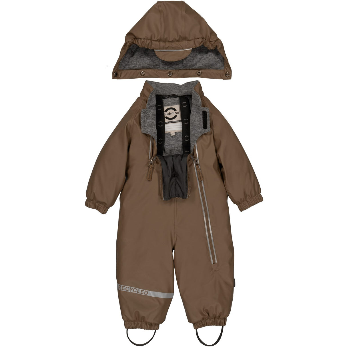 Mikk-Line Chocolate Chip PU Snowsuit 2 Zip Recycled