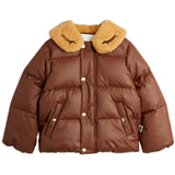 Mini Rodini Brown Dog Emb Puffer Jacket