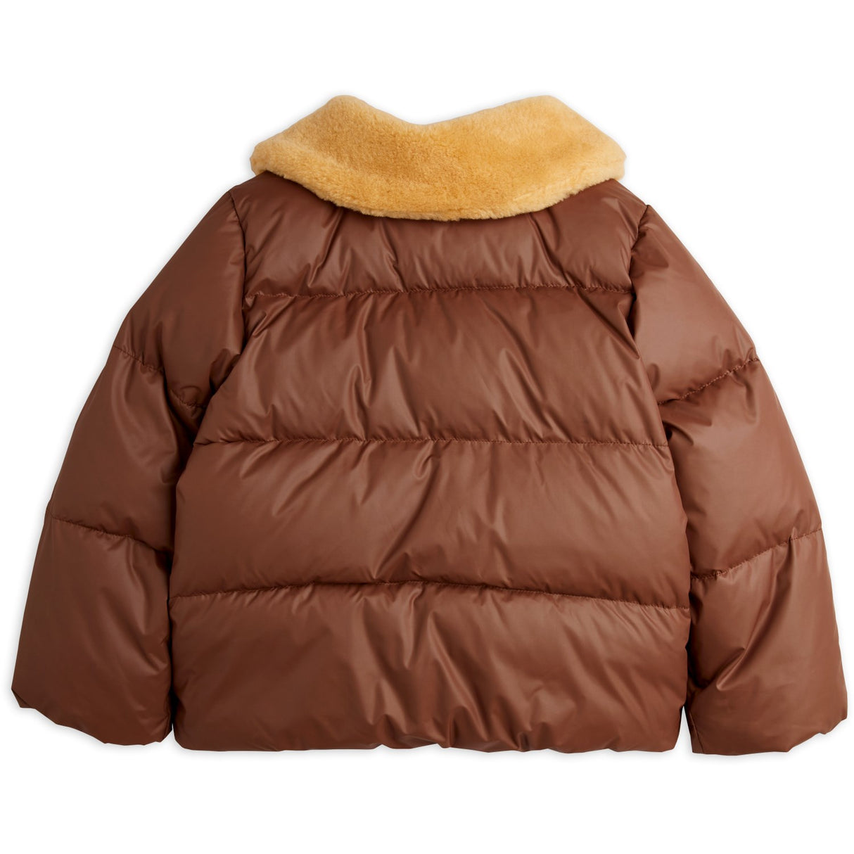 Mini Rodini Brown Dog Emb Puffer Jacket