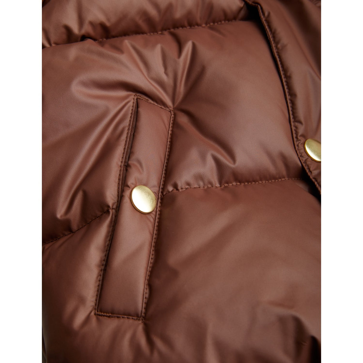 Mini Rodini Brown Dog Emb Puffer Jacket