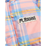 Mini Rodini Pink Check Aop City Puffer Jacket 3