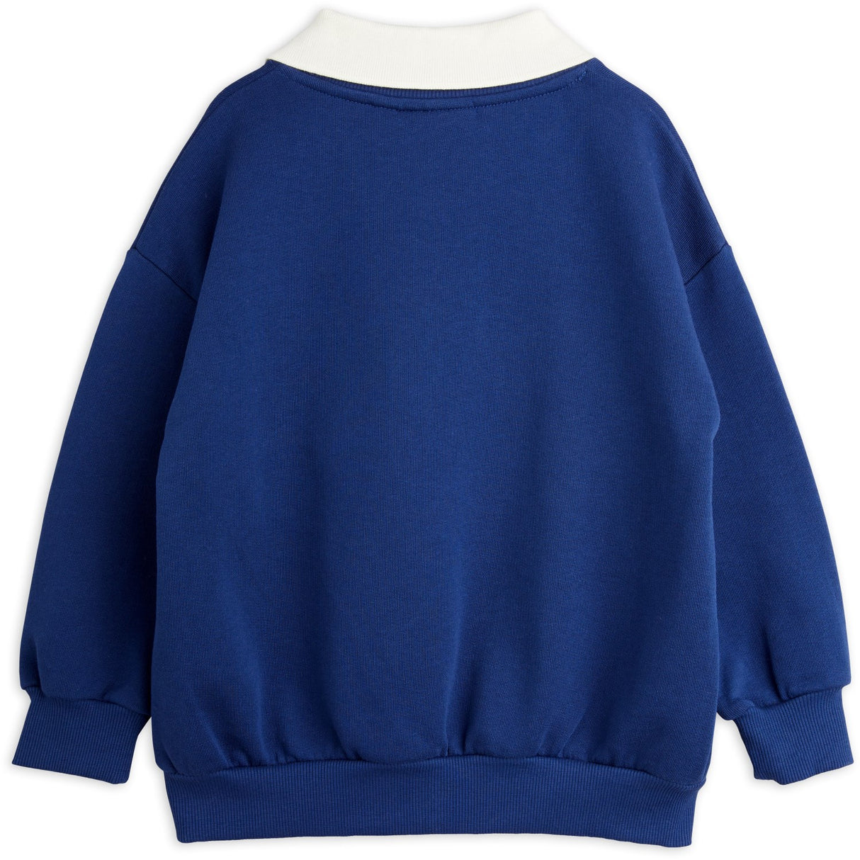 Mini Rodini Blue Mini Rodini Society Emb Collar Collegegenser 4