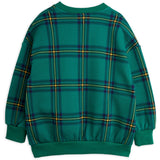 Mini Rodini Green Check Aop Collegegenser 3