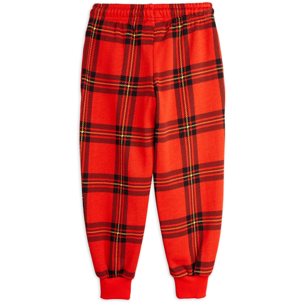 Mini Rodini Red Check Aop Sweatpants 3