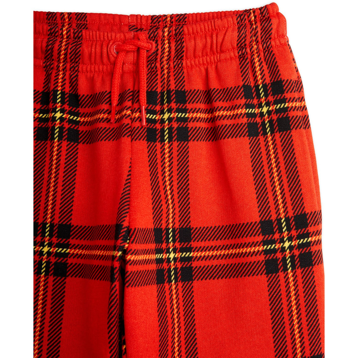 Mini Rodini Red Check Aop Sweatpants 2