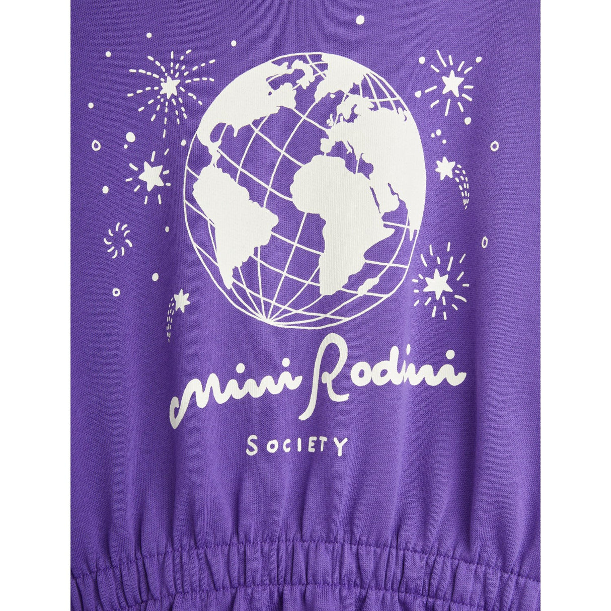 Mini Rodini Purple Mini Rodini Society Sp Sweat Kjole 3