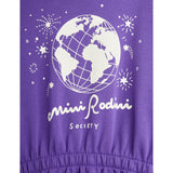 Mini Rodini Purple Mini Rodini Society Sp Sweat Kjole 3