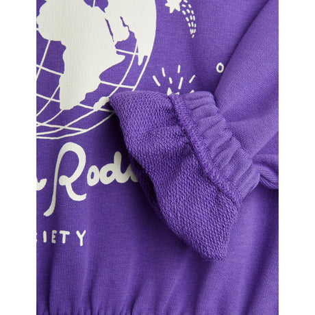 Mini Rodini Purple Mini Rodini Society Sp Sweat Kjole 2