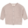 COPENHAGEN COLORS Beige Cashmere Classic Baby Cardigan