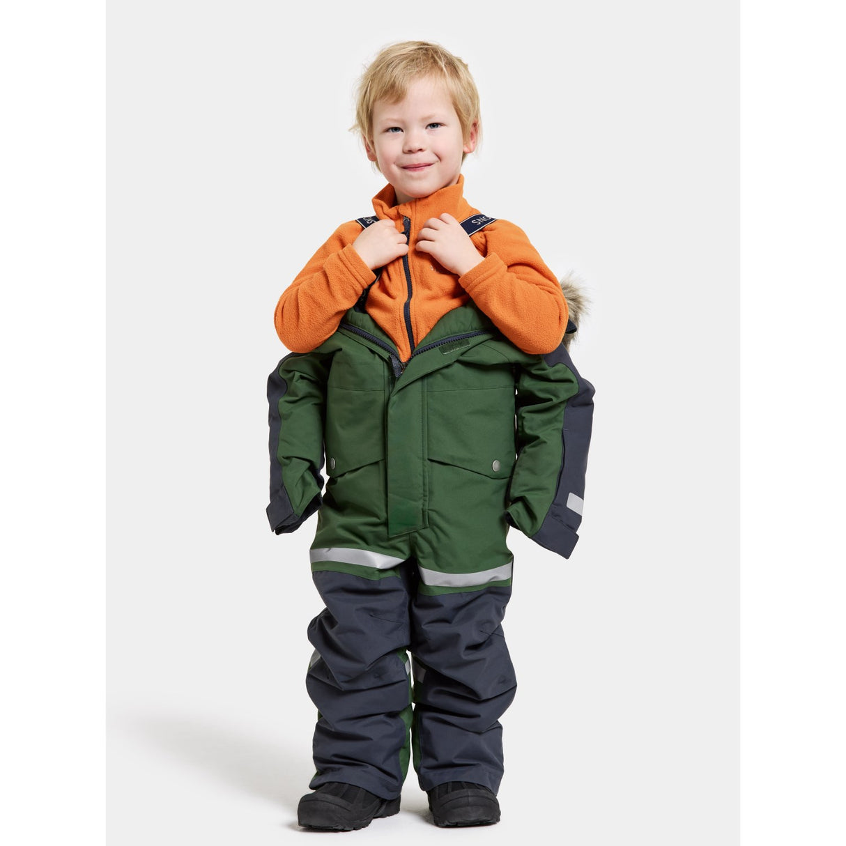 Didriksons Pine Green Bjärven Kids Kjeledress 12