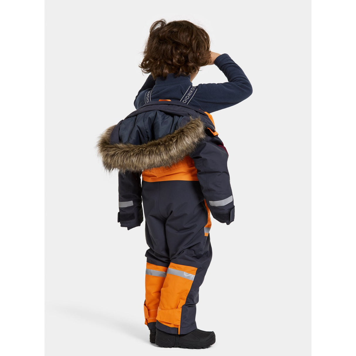 Didriksons Orange Jam Bjärven Kids Snowsuit 21