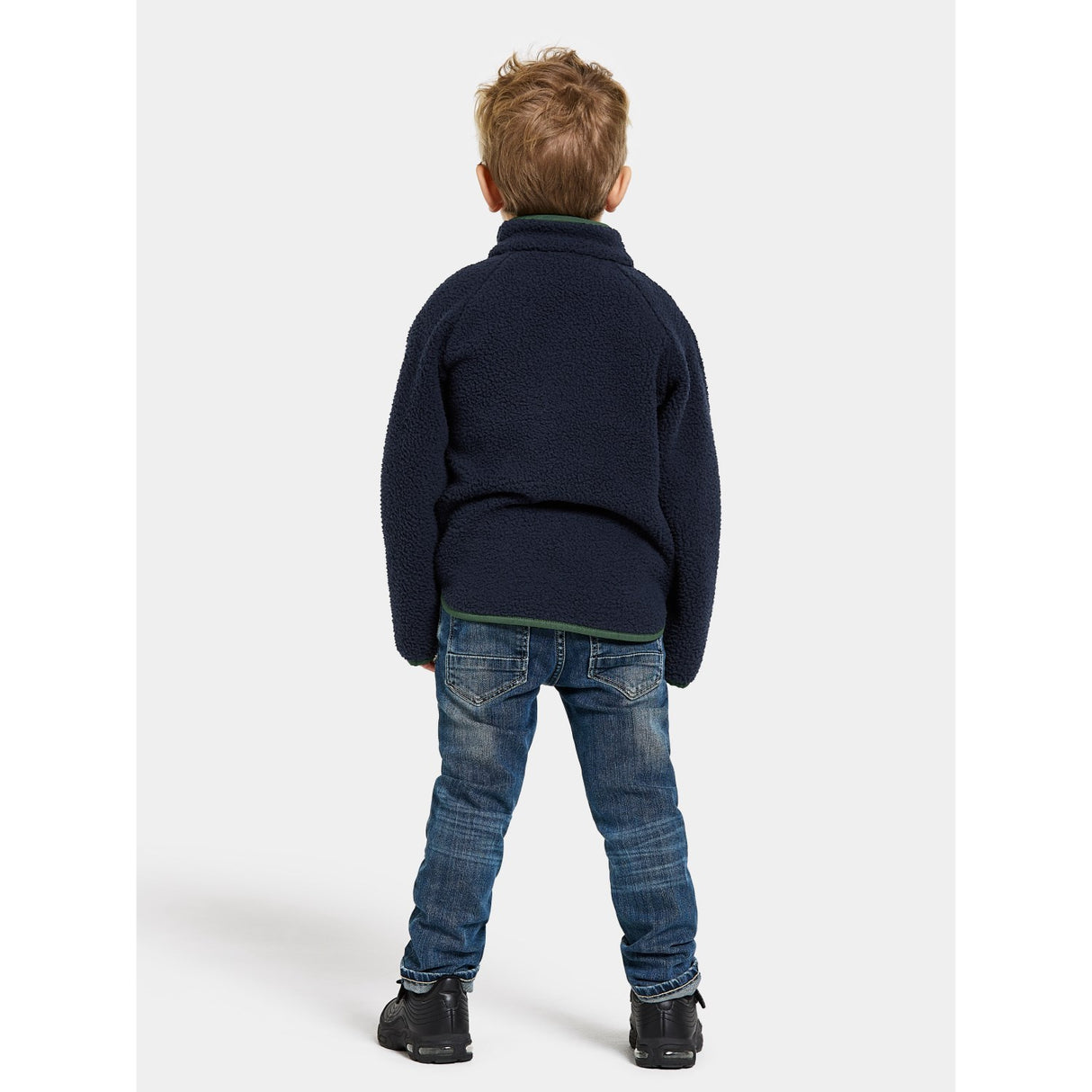 Didriksons Navy Gibbs Kids Fullzip Fleecejakke 2