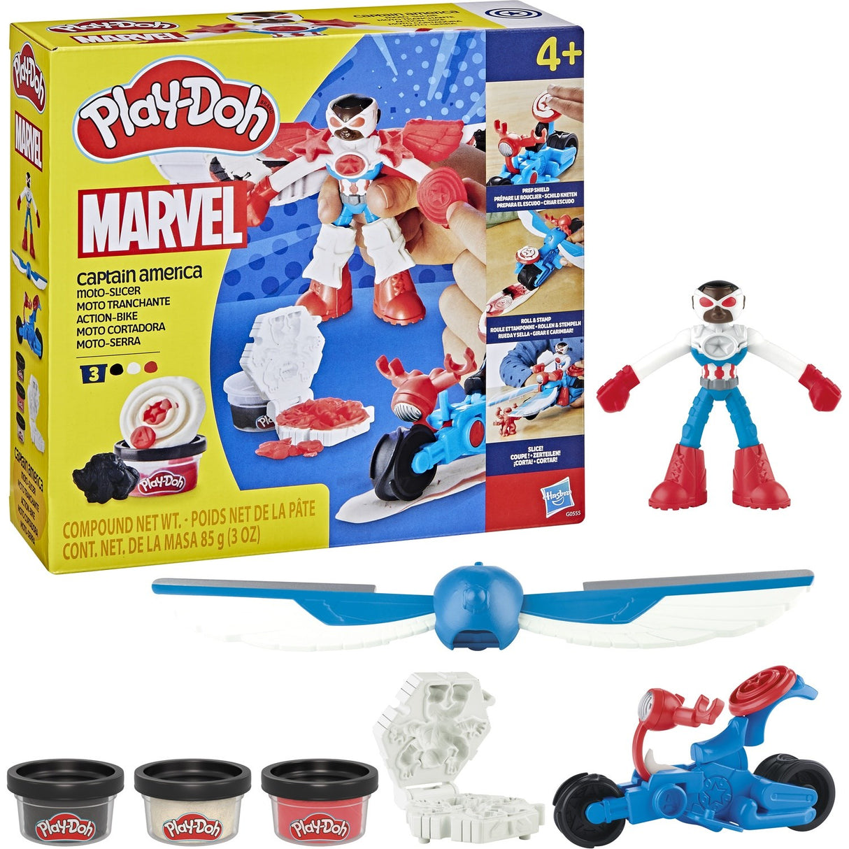 Play-Doh Captain America Moto-Skærer