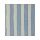 OYOY Blue/Clay Striped Vattert Pledd