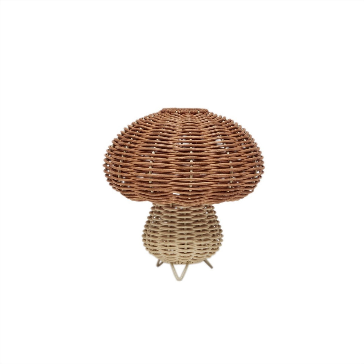 OYOY Nature Mushroom Rattan Nattlys
